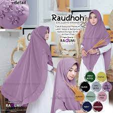 Khimar Syari Dewasa Premium 2 layer