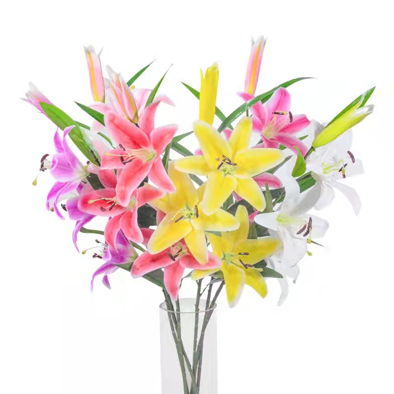 HAPPY TIME BUNGA PLASTIK LILY 31100 BUNGA HIAS PLASTIC ARTIFICIAL BUNGA ARTIFISIAL MURAH