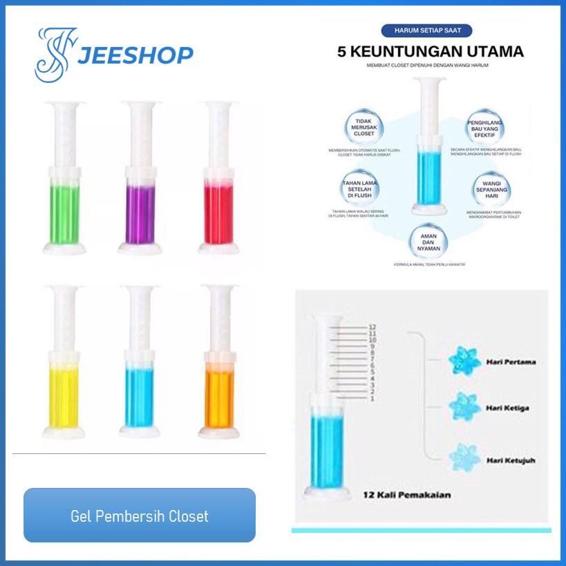 Gel Pengharum Kloset Toilet Steril Pewangi WC Gel Pembersih Kloset Toilet