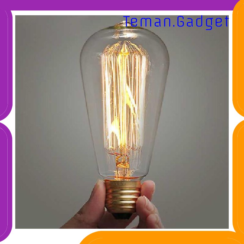 TG-DG101 LAMPU PIJAR VINTAGE MODEL BOHLAM EDISON - 60W - ST64