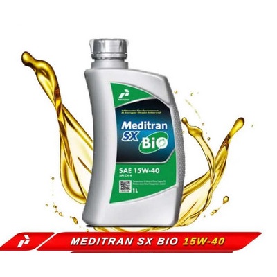 oli mesin meditran sx bio 15w-40 diesel 1 liter pertamina -44142