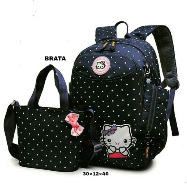 ARMELIA SHOP - TAS RANSEL ANAK_KOREAN HELLO KITTY STYLE TERLARIS_TAS ANAK_ TAS SEKOLAH