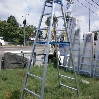 FREE ONGKIR tangga Lipat Caltex /Tangga Lipat / Tangga Lipat queen aluminium 1,5 dan 1,7meter