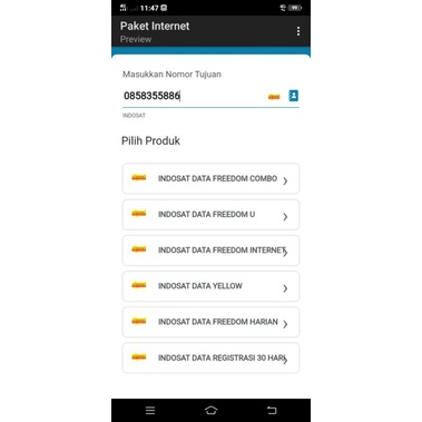 Script bukaolshop paket data