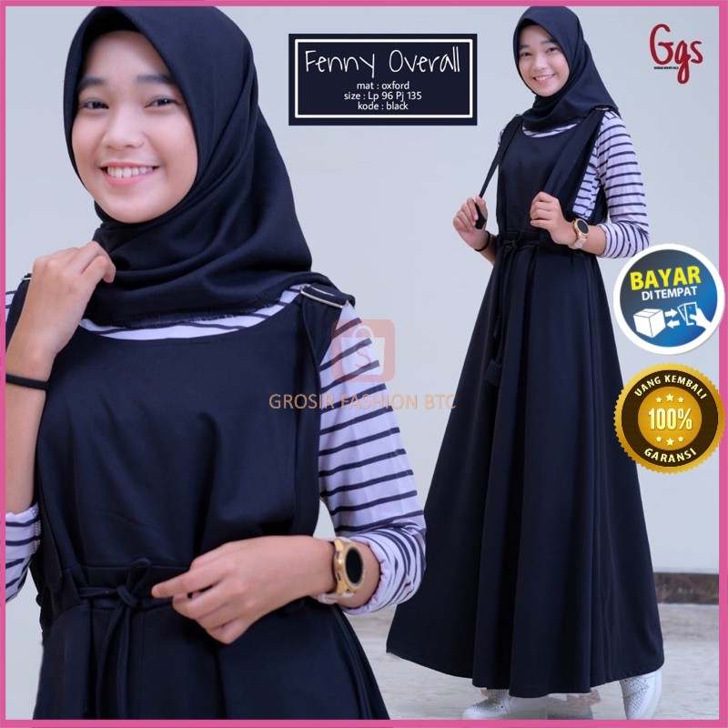 FENNY OVERALL BEST SELLER ORIGINAL GGS BY SHOFIYA (FREE INNER)