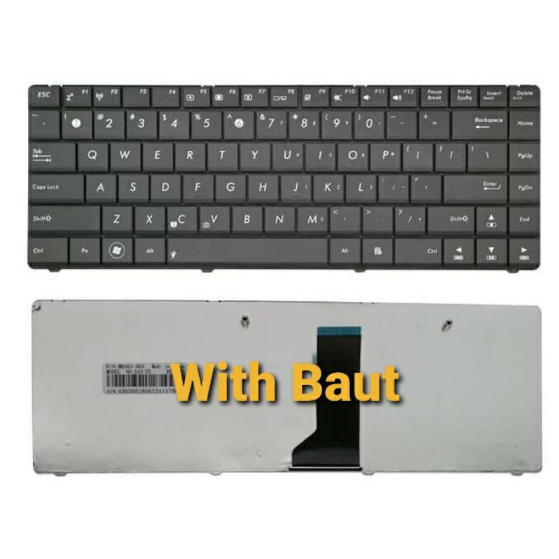 KEYBOARD ASUS N43 N43J N43JF N43JM N43JQ N43S N43SL N43SN A42 A42j K42 K42D K42J K42F X44 X44H X42