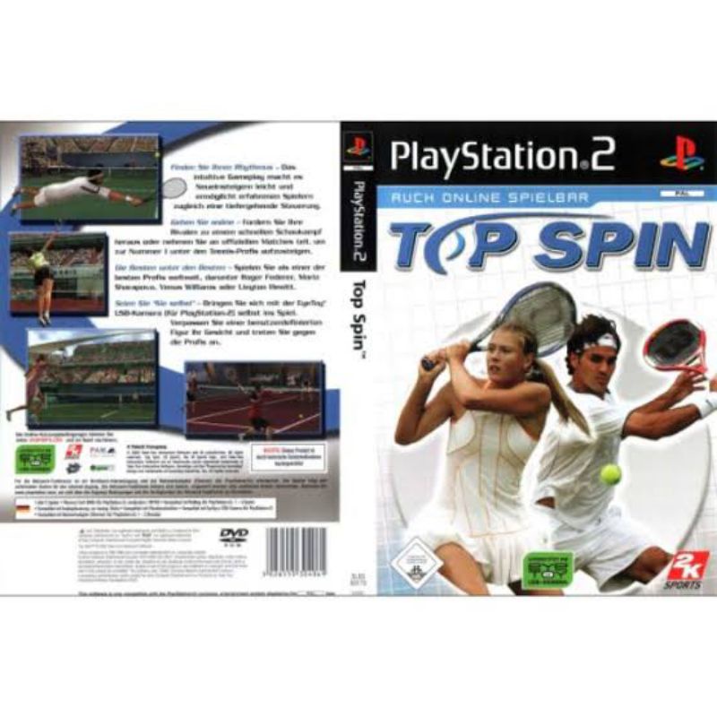 Kaset Ps 2 TOP SPIN