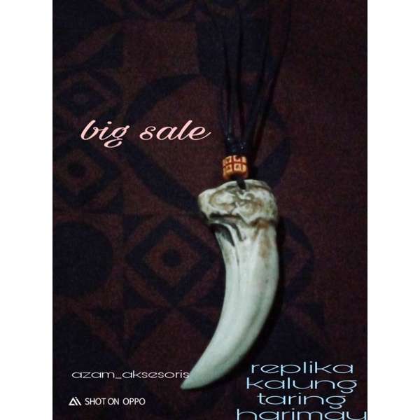 kalung taring harimau[replika]