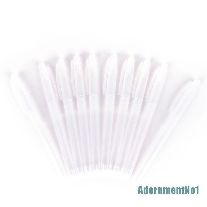 [AdornmentNo1]10pcs Gel Pen Shell Ballpoint Pen Shell Transparent Pen Cover Clear Pen Cover