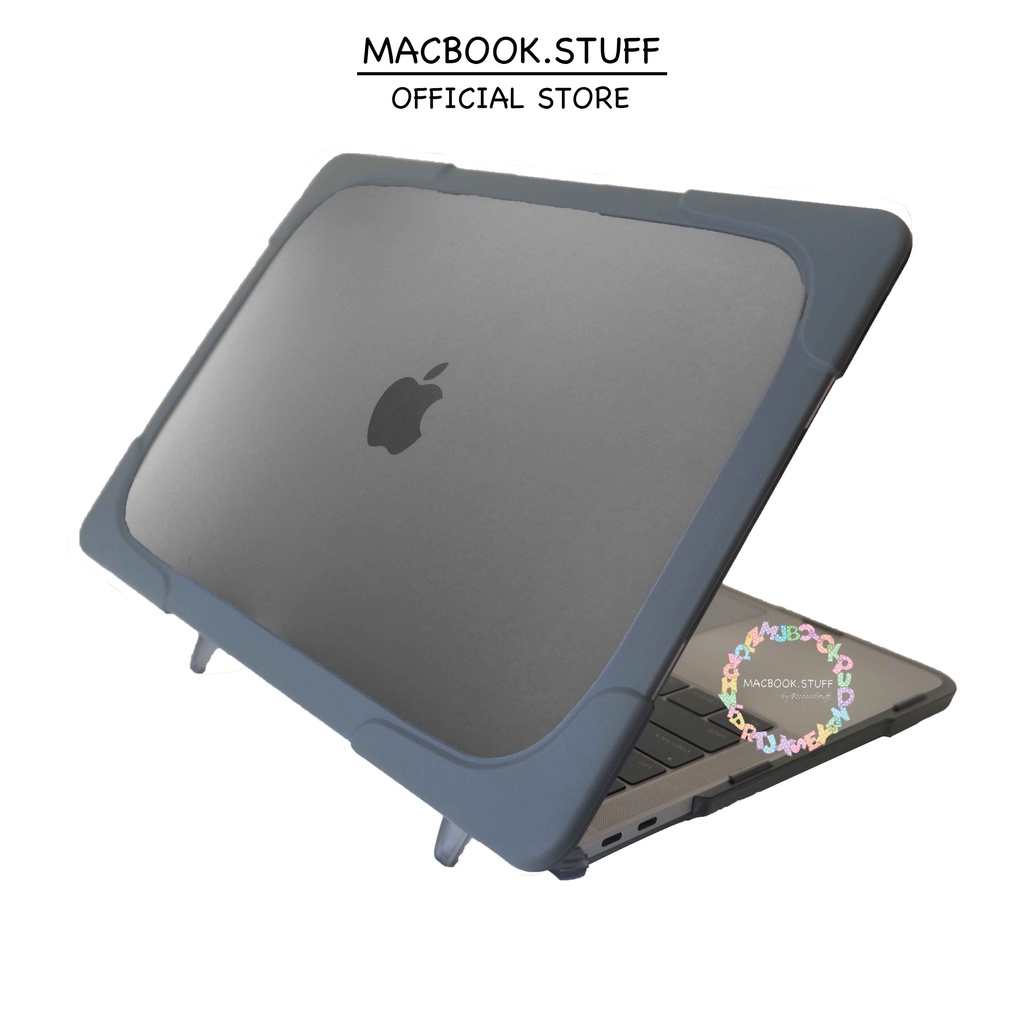 STAND MACBOOK CASE STORMY NEW AIR PRO 11 12 13 14 15 16 INCH NON /  WITH CD ROOM / TOUCHBAR / TOUCH ID / M1 M2 Max 2020 2021 2022