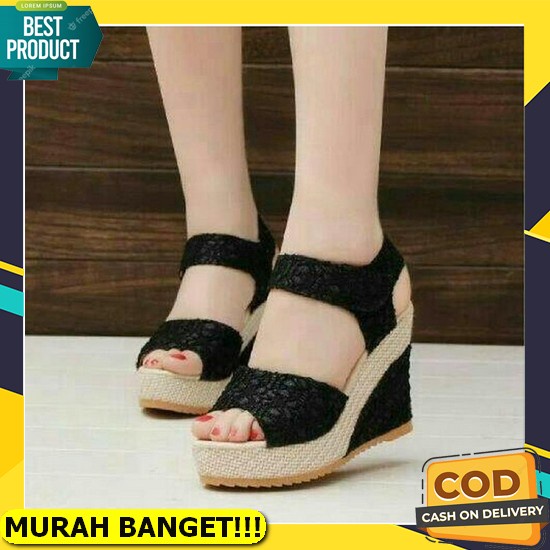 Wedges Wanita Kekinian Sandal Wages Terbaru Cewek Murah Import 2022 Wajes Wadges Weges Wegdes Cafana