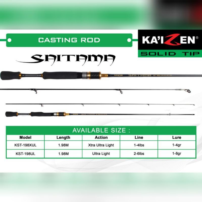 JORAN ULTRALIGHT KAIZEN KUROSAKI SAITAMA 198UL 198XUL 1-4LB 2-6LB
