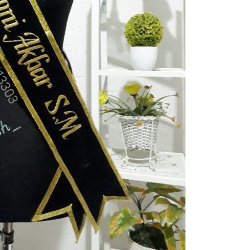 ➦ SELEMPANG / SELENDANG SLEMPANG WISUDA BLUDRU PITA BORDIR EXPRESS ☎