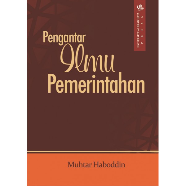 

(Buku ori) Pengantar Ilmu Pemerintahan