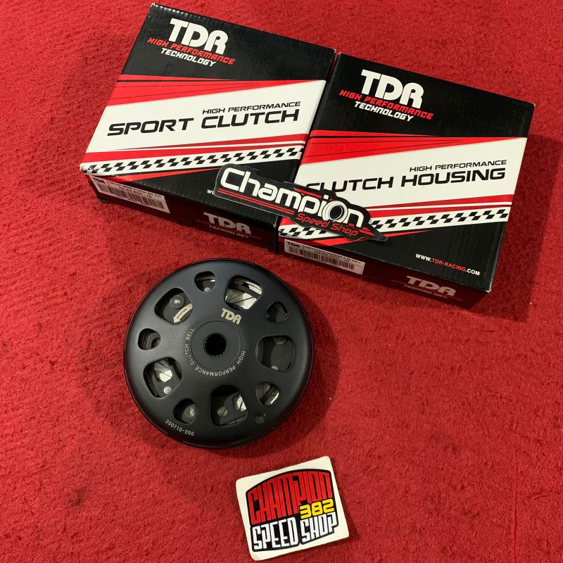 Paket Mangkok Kopling Kampas Ganda TDR Racing Soul GT 125 Fino FI 125