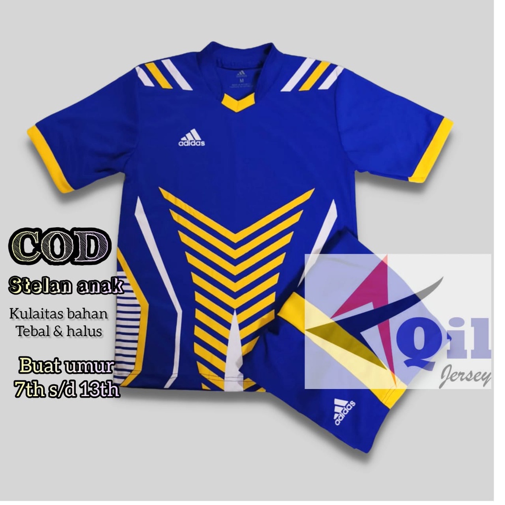 kaos bola atau baju bola junior umur 7 tahun s/d 13tahun-2