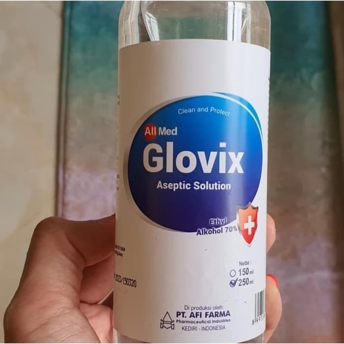 Glovix Hand Sanitizer Antiseptic Cair 250ml