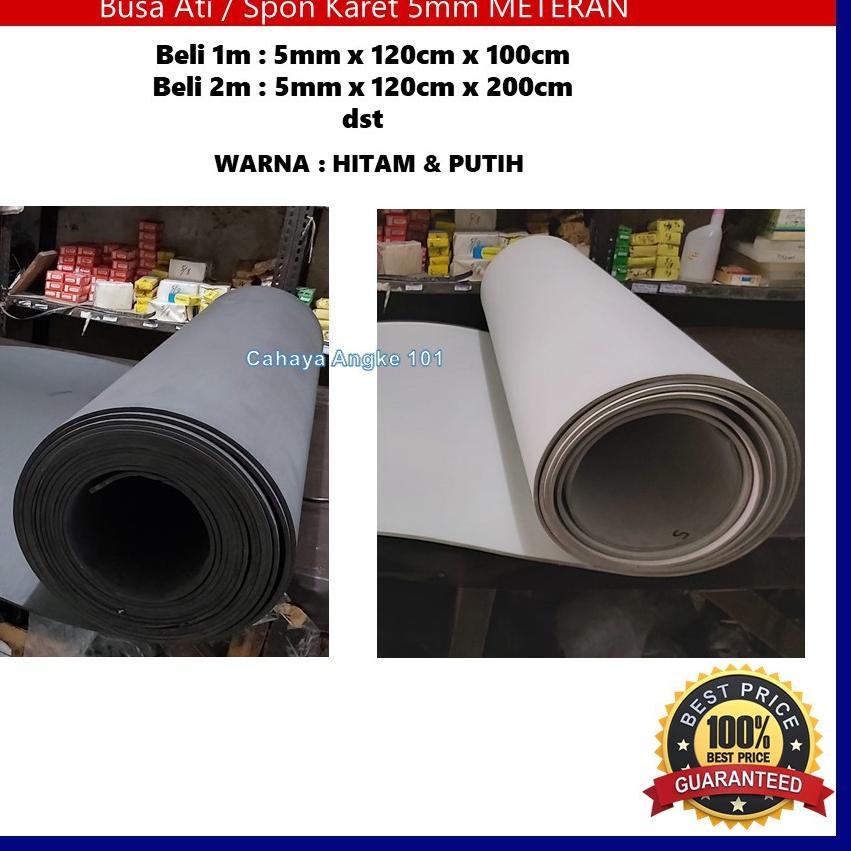 ✻ Busa Ati Eva Spon Ati 5mm Meteran Hitam Putih ♂