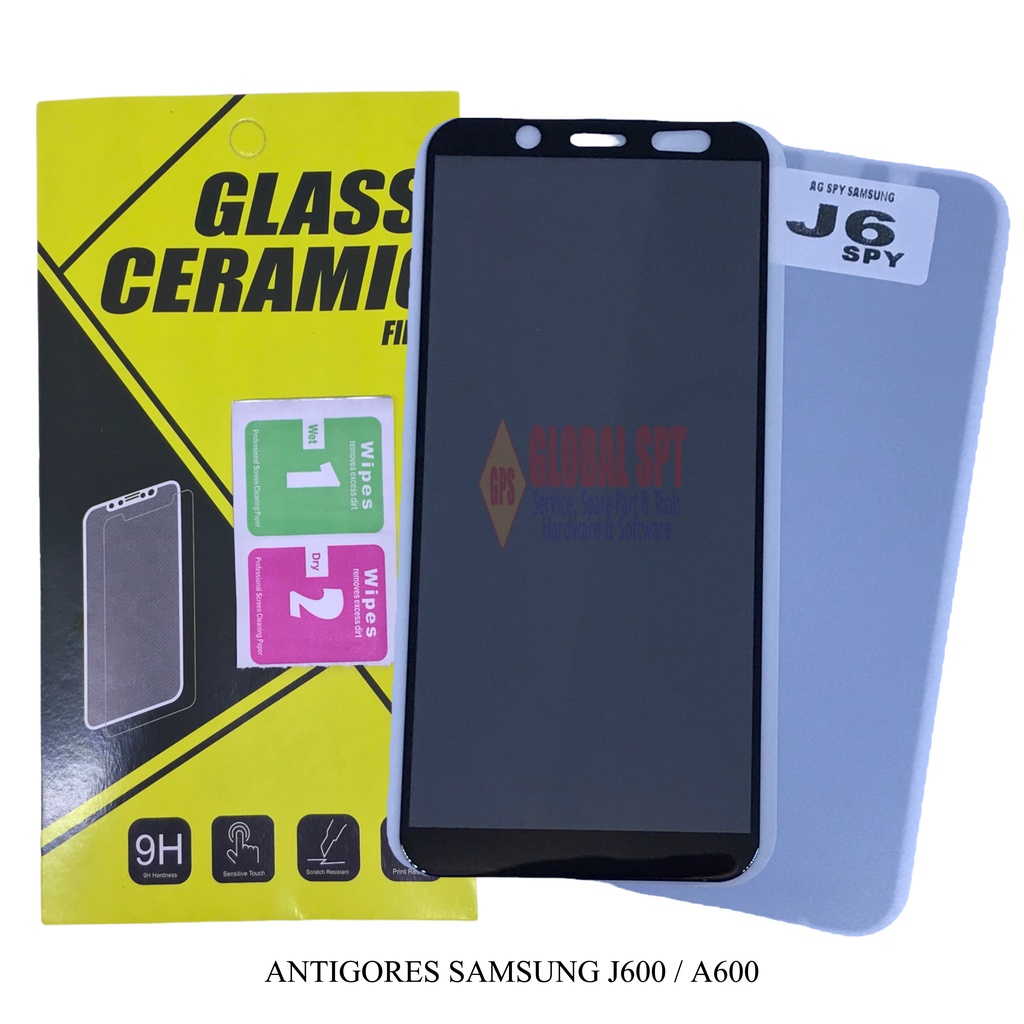 SPY SAMSUNG J600 / ANTIGORES / TEMPERED GLASS SAMSUNG A600 / J6 / A6