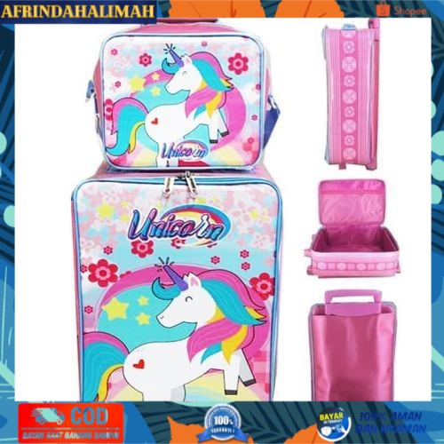 

[TERBARU] PALING MURAH Koper Set Sekolah Anak SD Anti Air UNICORN EKSTRA JUMBO