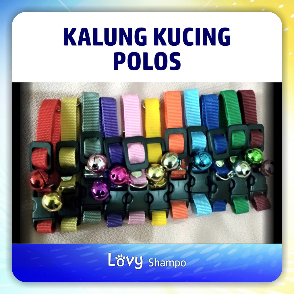 Kalung Kucing Lonceng Murah (POLOS)