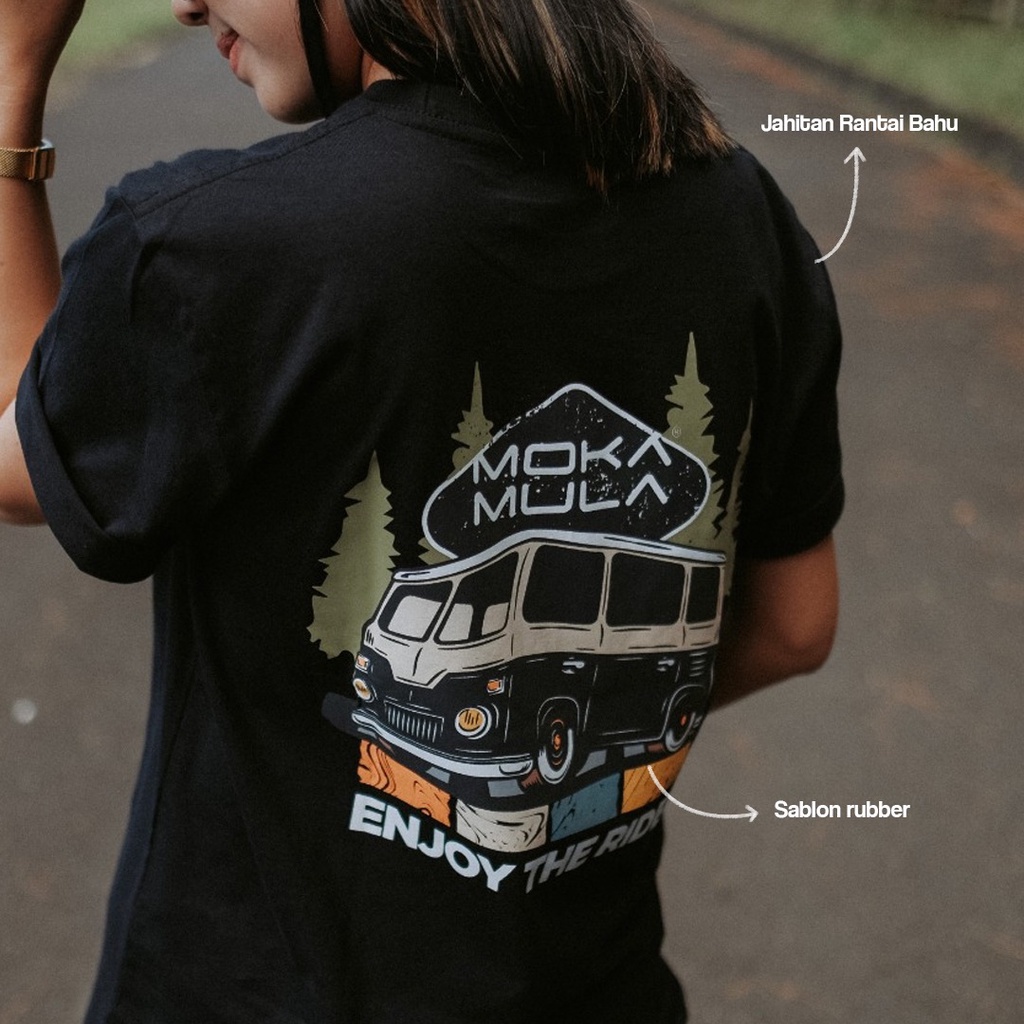 Kaos Pria Wanita Adventure Series Full Katun  - Mokamula