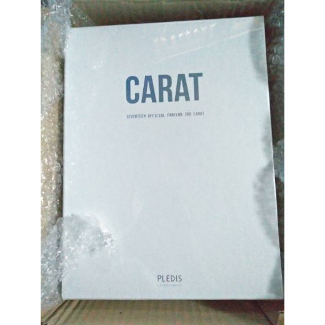 Seventeen Official Fanclub Carat 3rd Gen Photobook/Binder/Card Holder