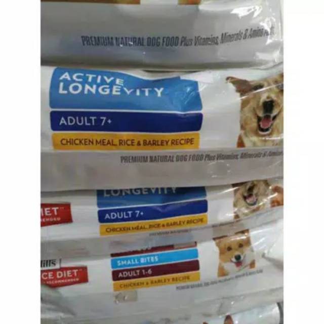 Science diet dog food longevity mature 7+ 6.8kg khusus ekspedisi