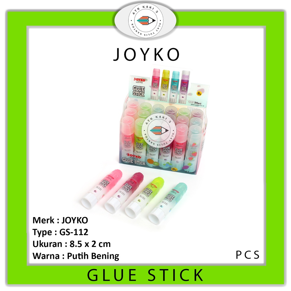 

JOYKO - Glue Stick GS-112 - 8Gr Lem Batangan - PCS