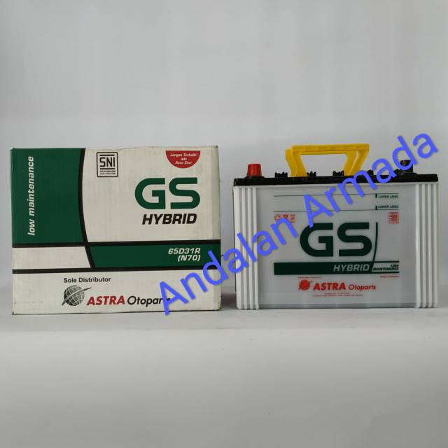 Aki basah Astra Otoparts N70 65D31R 70Ah