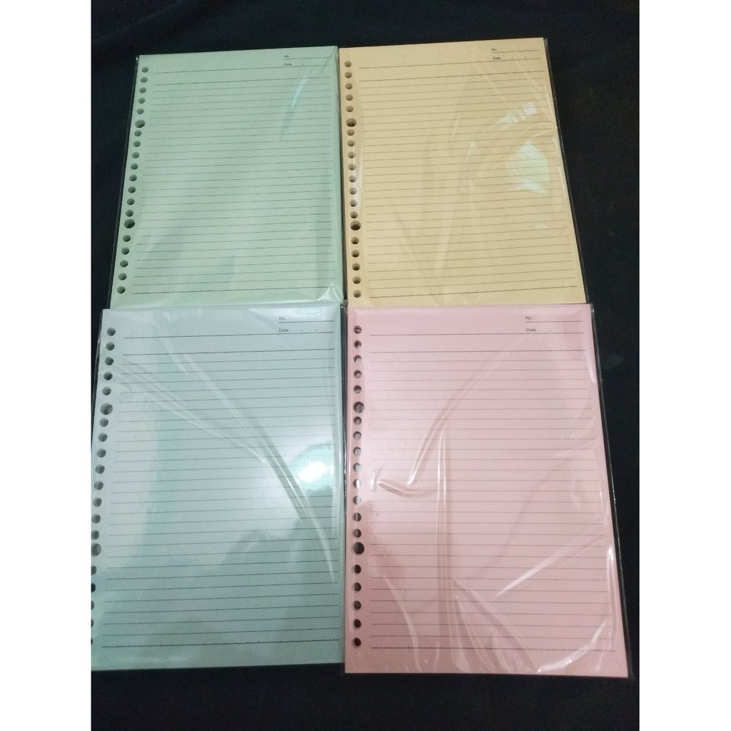 

ISI BINDER LOOSE LEAF A5 ISI 50 WARNA terlaris