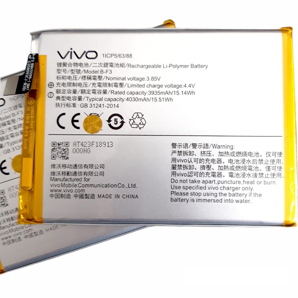 Battery Baterai Vivo Y91 Y93 Y95 BF3 Kualitas Ori