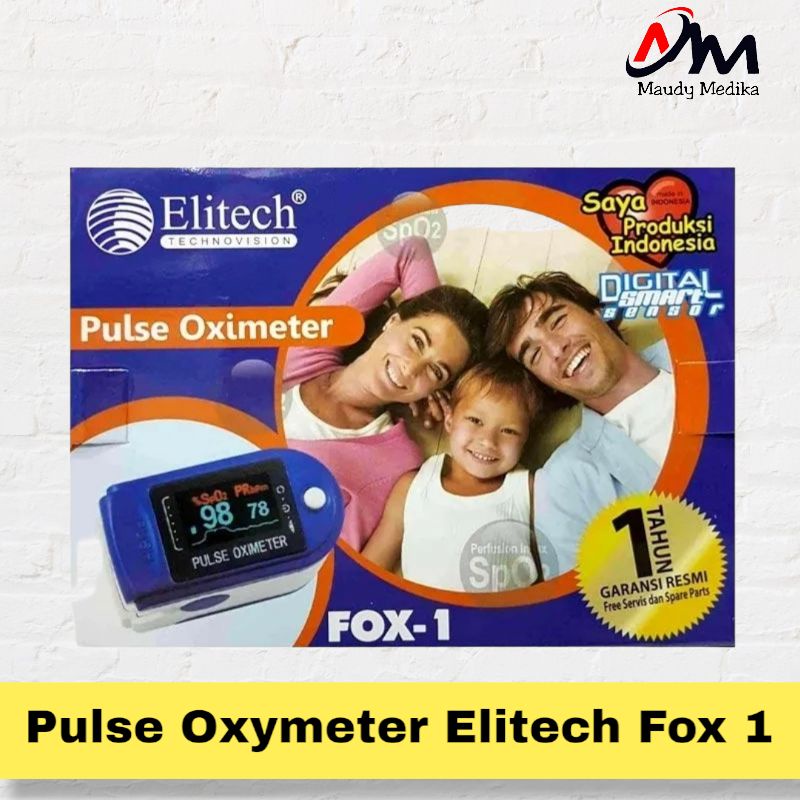 Pulse Oxymeter Elitech Fox-1  Saturasi Oksigen  Elitech