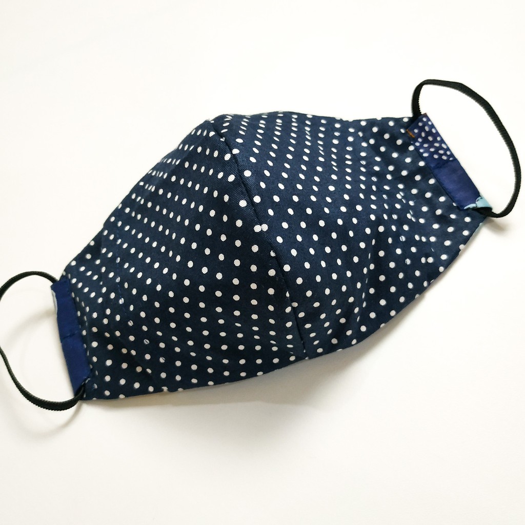 Masker Katun Motif ( NAVY ROCKET )