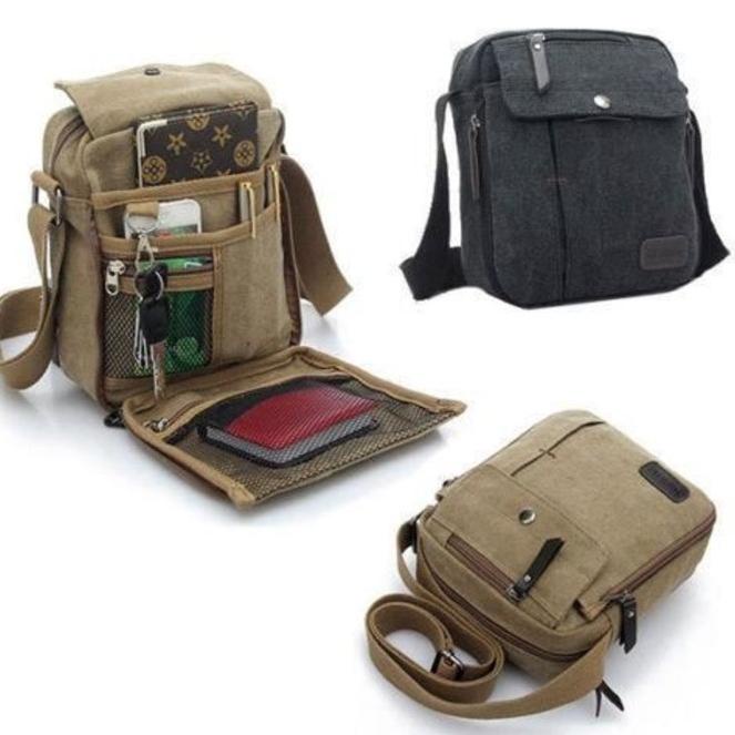 TAS SELEMPANG PRIA KANVAS B530 E09E