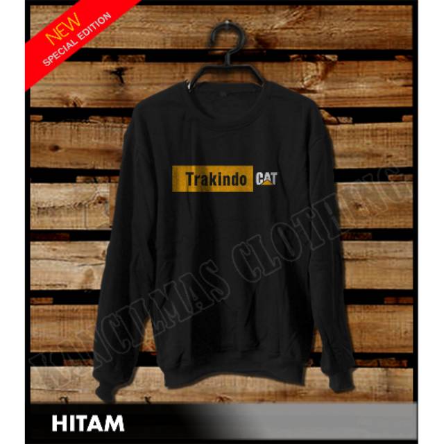SWEATER TRAKINDO CAT CATERPILLAR NEW KEREN