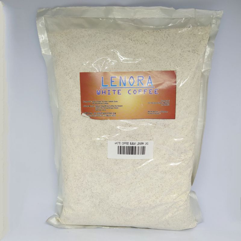 

Lenora White Coffee 1kg/ bubuk minuman / bubuk pop ice / bubuk milkshake/ minuman kekinian