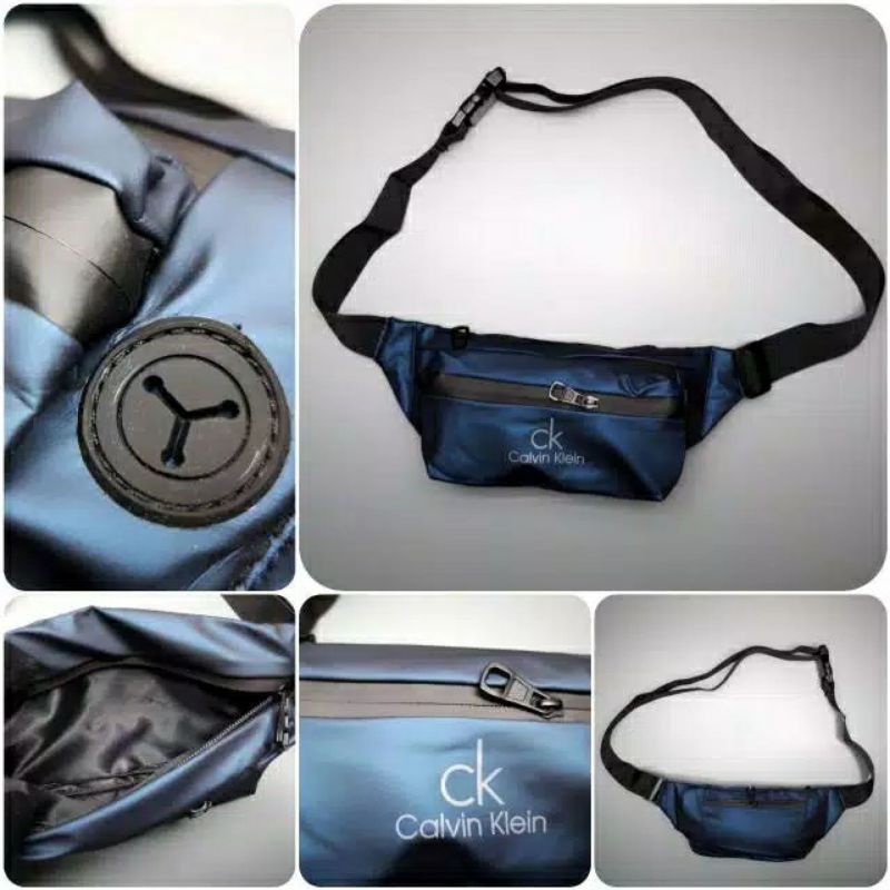 waistbag (ck) import calin klein tas pinggang pria/wanita