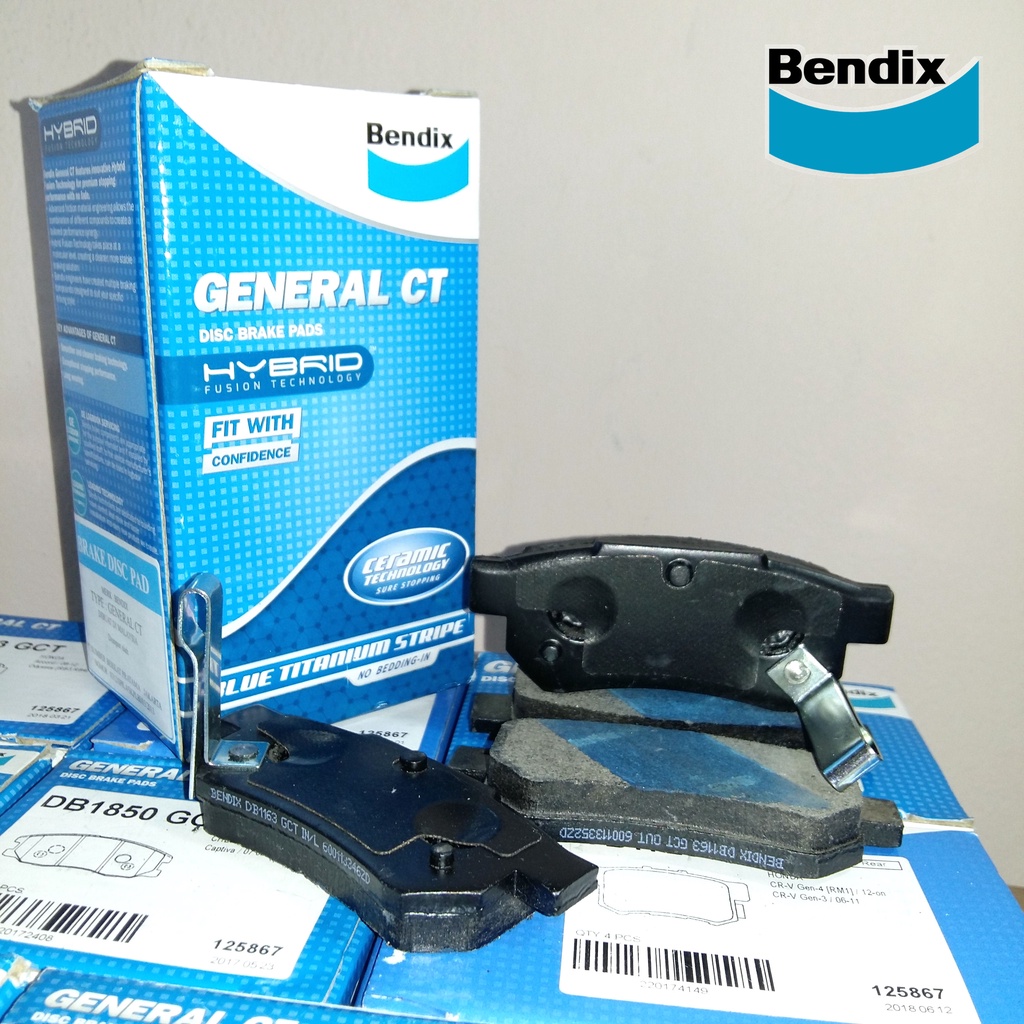 BENDIX HONDA JAZZ, CITY VTEC Kampas Rem Belakang BEndix DB1163