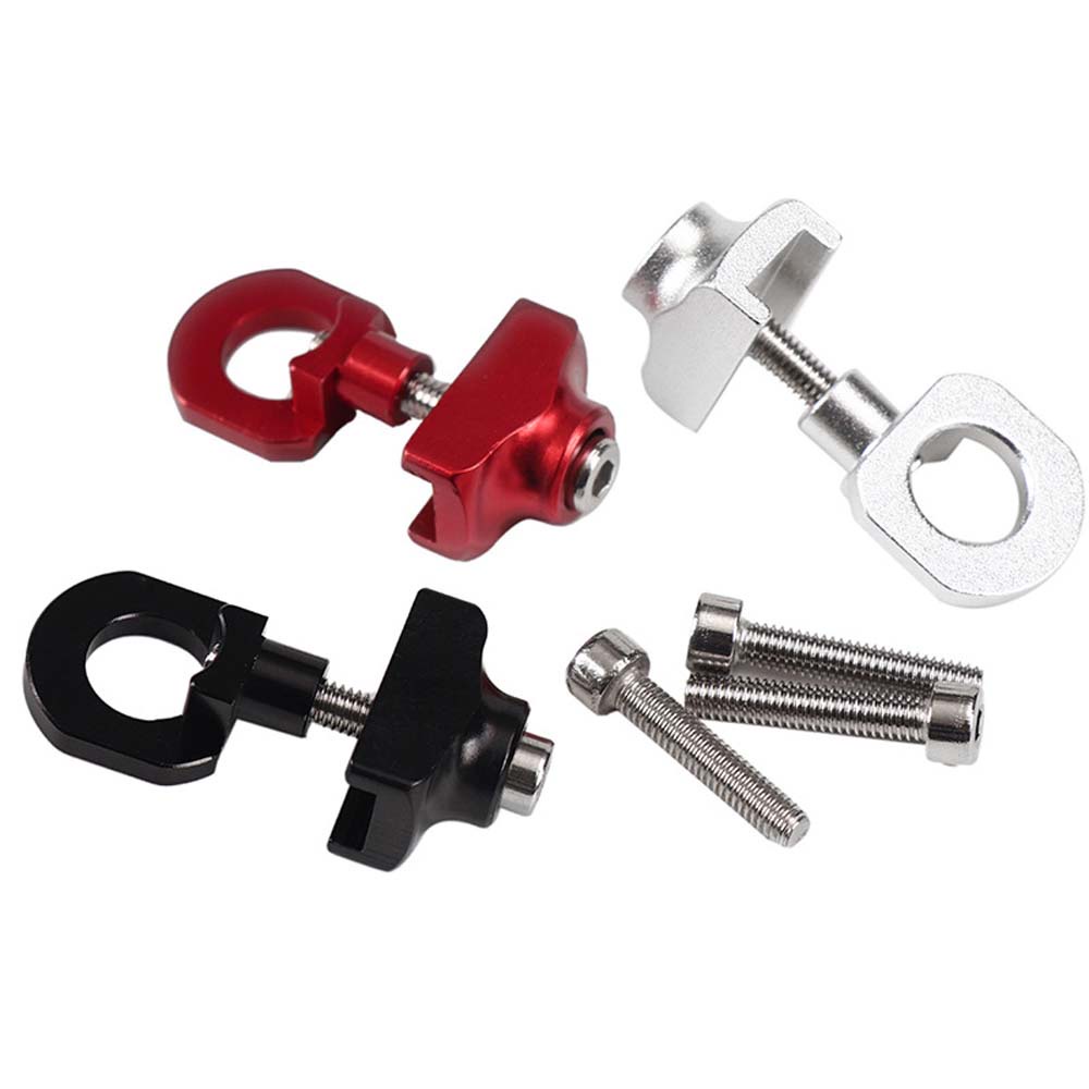 REBUY Single Speed Bicycle Chain Adjuster For BMX Fixie Bike Chain Fastener Chain Tensioner Cycling Screw Durable Tugs Zipper Bike Repair Tools/Multicolor