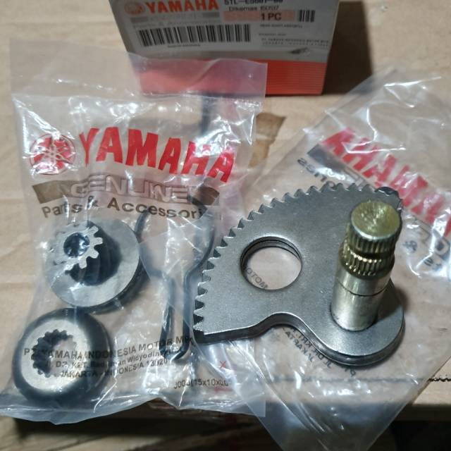 As sela + lawan pinion 1set yamaha mio sporty