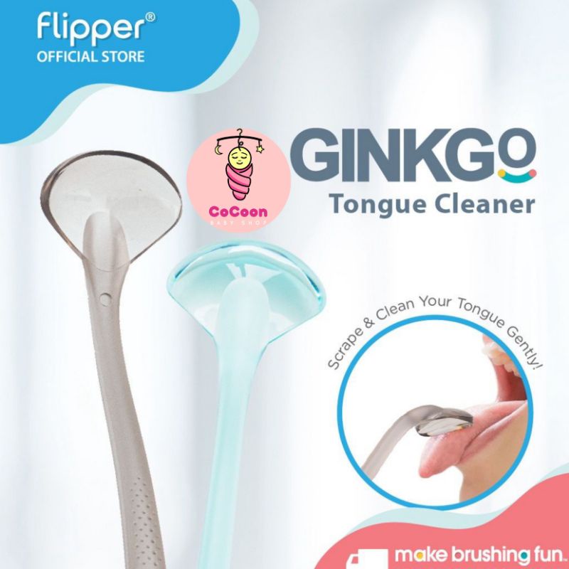 Ginkgo Tounge Cleaner / Pembersih Lidah Anak / Bayi / Menghilangkan Plak