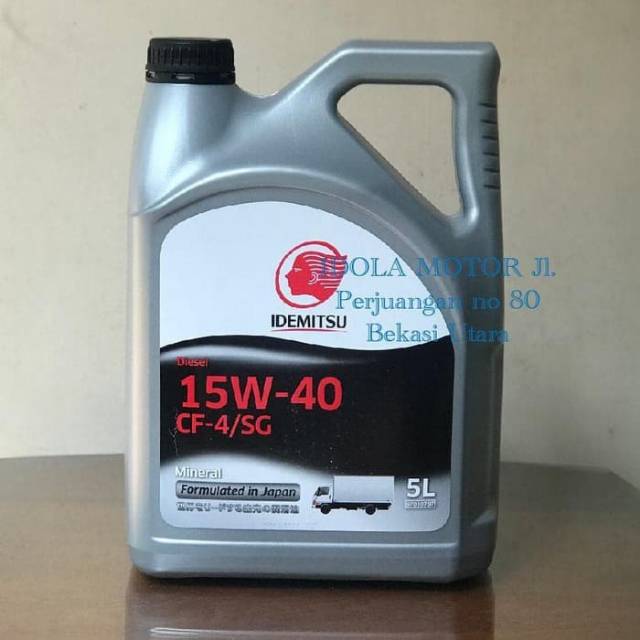 OLI IDEMITSU DIESEL SAE 15W-40 CF-4/SG ISI 5 LITER