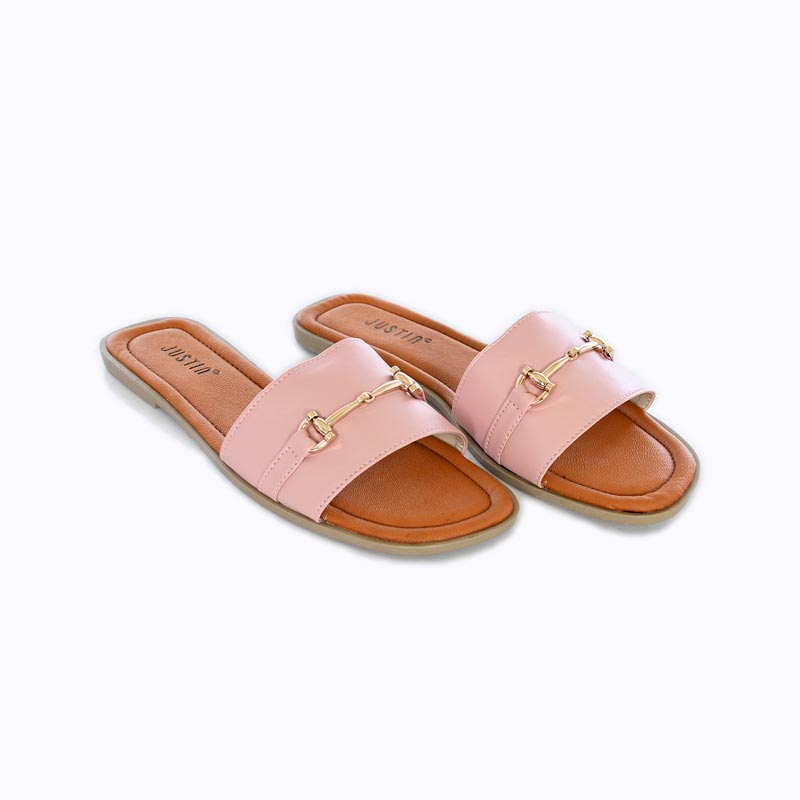 Big sale! Justin Sandal Selop Wanita JH 52 Pink Kombinasi Low Price