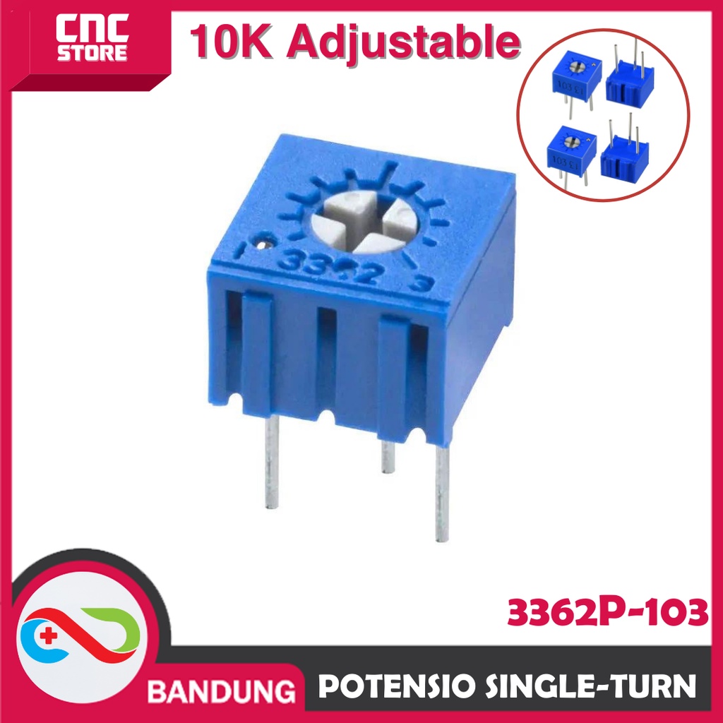 POTENTIOMETER 10K 3362P-103 POTENTIOMETER SINGLE-TURN PRECISION ADJUSTABLE RESISTANCE