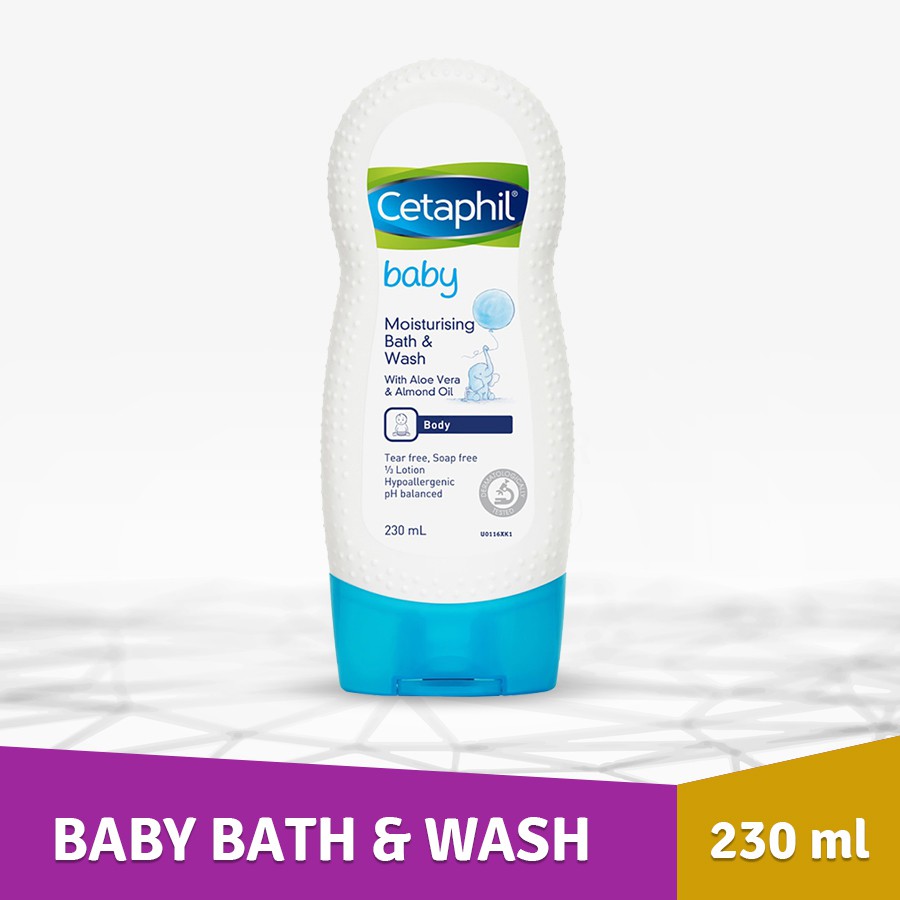 cetaphil baby moisture bath & wash 230ml