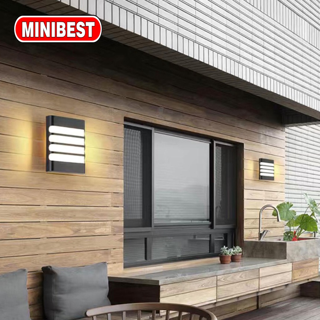 [NEW] LAMPU DINDING MINIMALIS OUTDOOR LED 20 WATT  / LAMPU HIAS / LAMPU DECORASI / LAMPU TAMAN