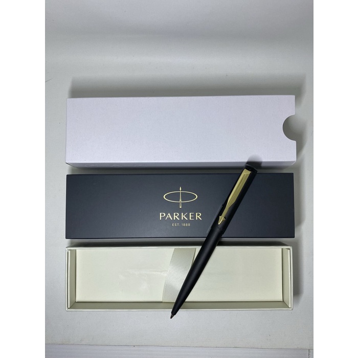 

Pulpen - Parker Im Vektor Matte Black Gt ( Klip Emas )