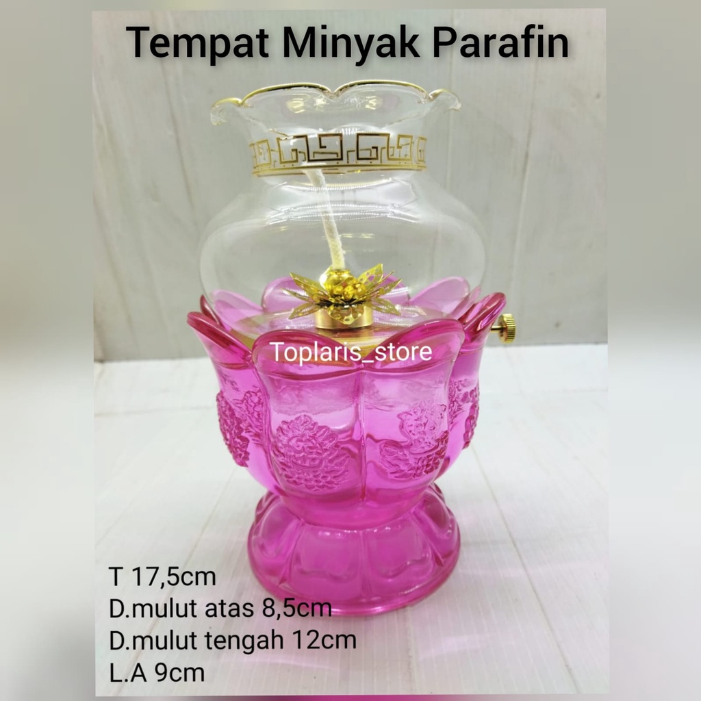 Tempat Minyak Sembahyang Parafin Teratai 01