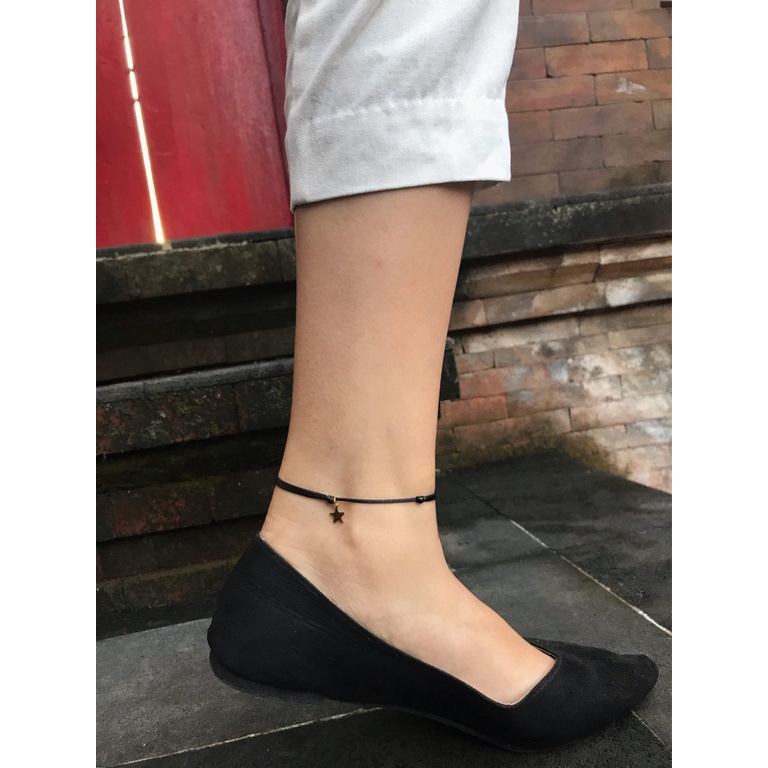 Star Anklet Gelang Kaki (gelang kaki simpel, gelang kaki tali)